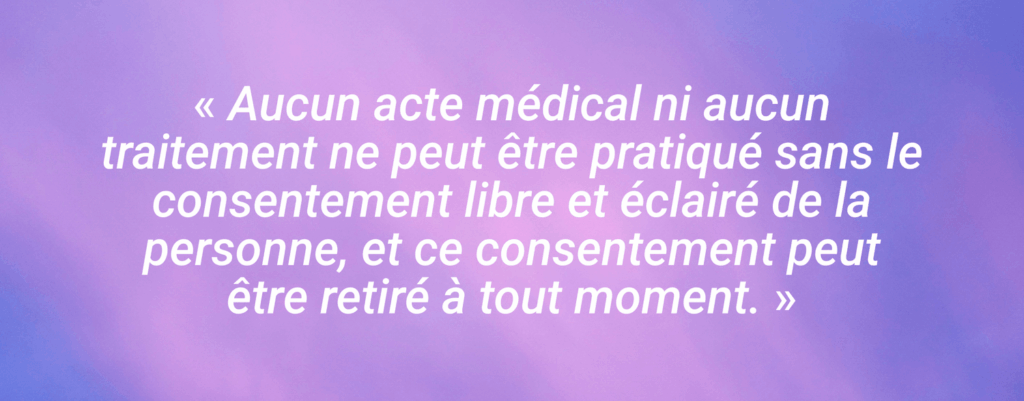 droit au consentement éclairé pendant la grossesse selon la Loi Kouchner